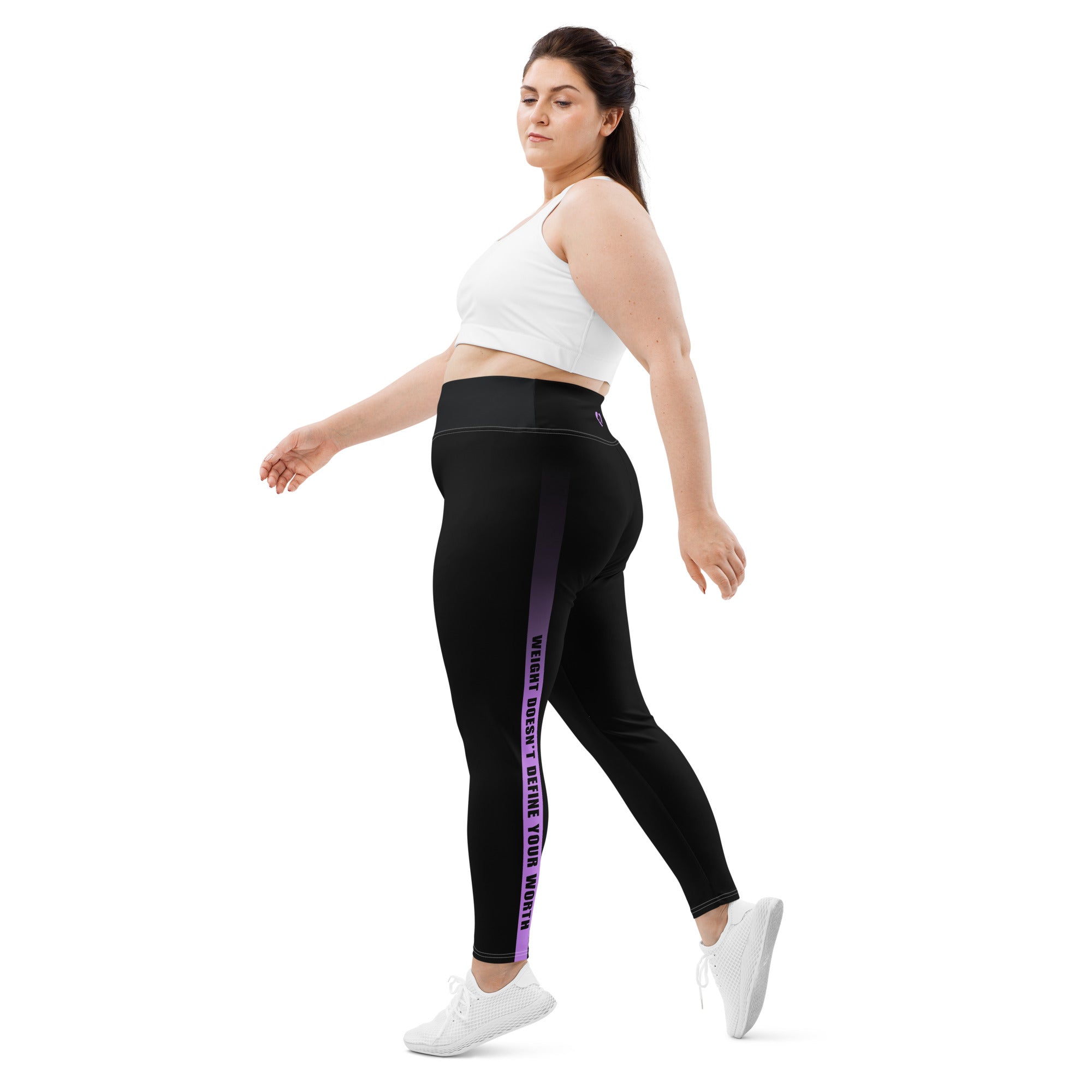 Jaime's "Weight Doesn't Define Your Worth" Leggings | Plus Size